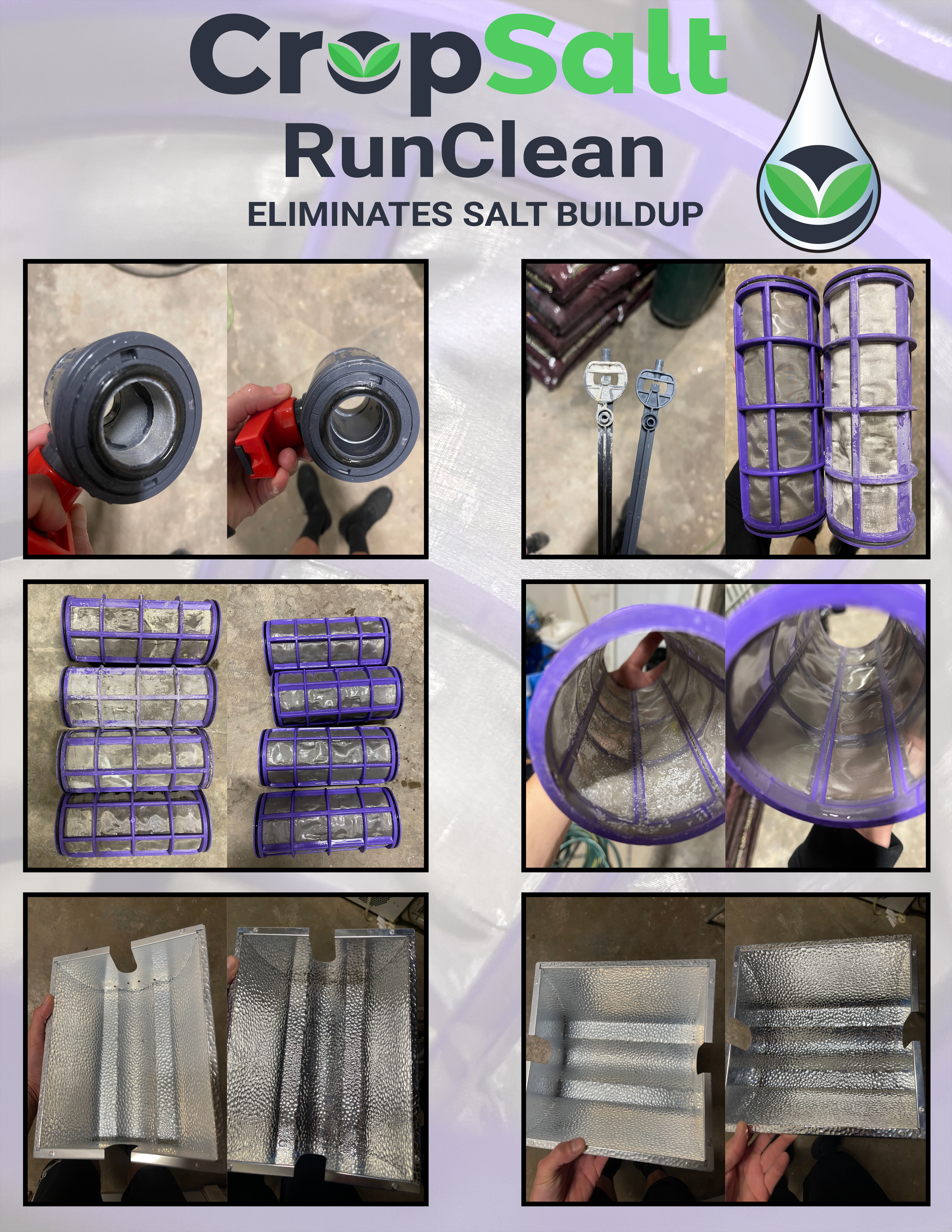 Runclean - No more irrigation clogs and scale 1203